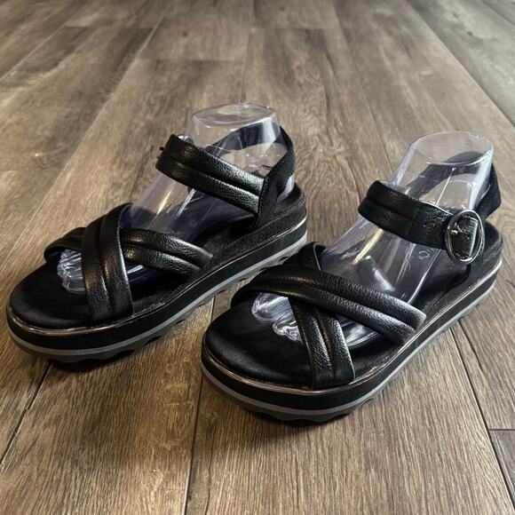 Vionic Womens Pheonix Reyna Black Platforms Sandals Size 8.5‎ - Picture 4 of 8